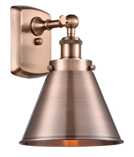 Ballston Urban One Light Wall Sconce in Antique Copper (405|916-1W-AC-M13-AC)