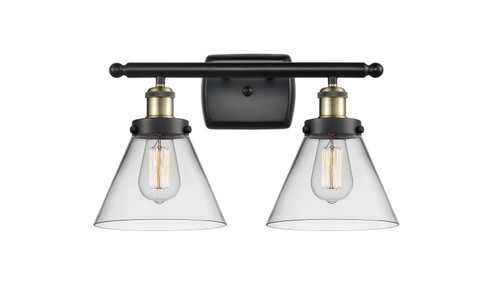 Ballston Urban LED Bath Vanity in Black Antique Brass (405|916-2W-BAB-G42-LED)