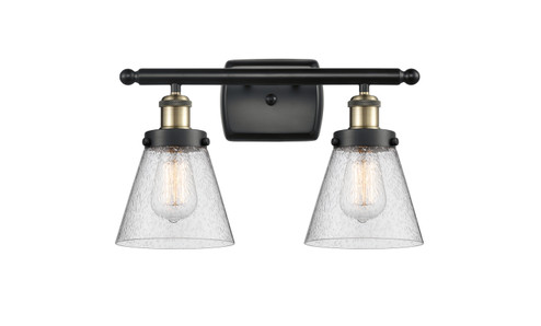Ballston Urban LED Bath Vanity in Black Antique Brass (405|916-2W-BAB-G64-LED)