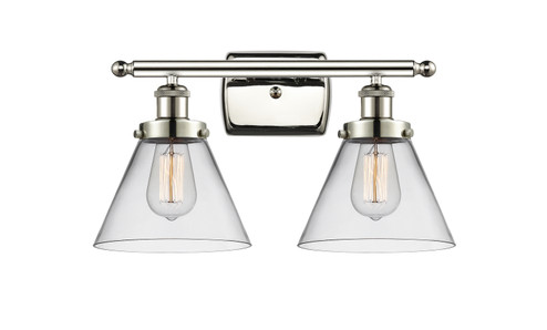 Ballston Urban Two Light Bath Vanity in Polished Nickel (405|916-2W-PN-G42)