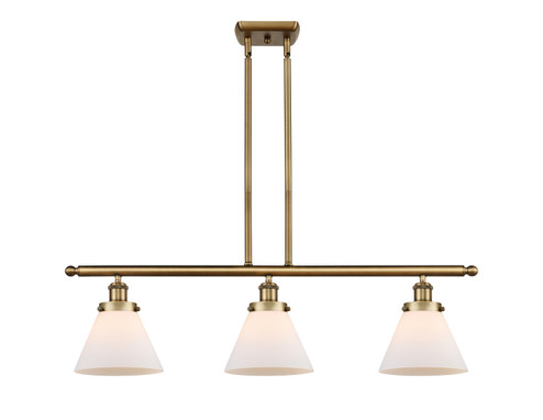 Ballston Urban LED Island Pendant in Brushed Brass (405|916-3I-BB-G41-LED)