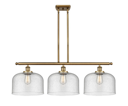 Ballston Urban LED Island Pendant in Brushed Brass (405|916-3I-BB-G74-L-LED)