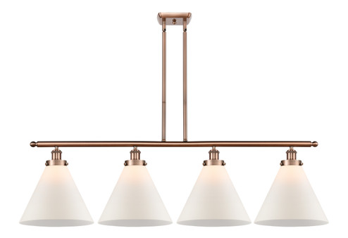 Ballston Urban LED Island Pendant in Antique Copper (405|916-4I-AC-G41-L-LED)