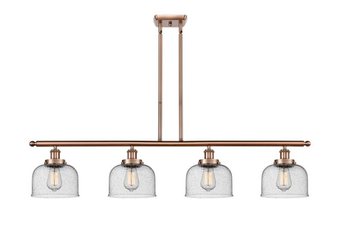 Ballston Urban Four Light Island Pendant in Antique Copper (405|916-4I-AC-G74)