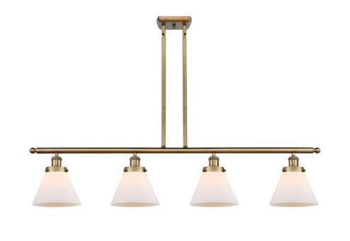 Ballston Urban Four Light Island Pendant in Brushed Brass (405|916-4I-BB-G41)