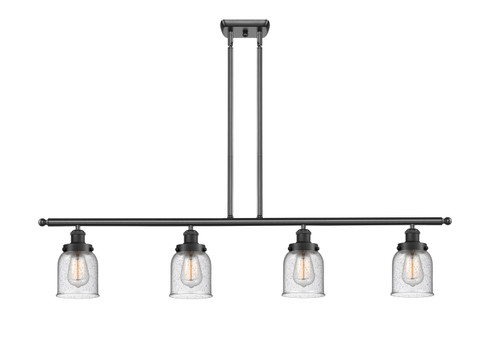 Ballston Urban Four Light Island Pendant in Matte Black (405|916-4I-BK-G54)