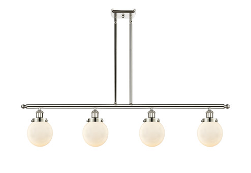 Ballston Urban Four Light Island Pendant in Polished Nickel (405|916-4I-PN-G201-6)