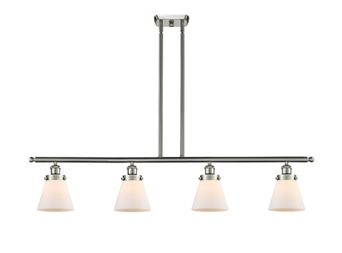 Ballston Urban Four Light Island Pendant in Brushed Satin Nickel (405|916-4I-SN-G61)