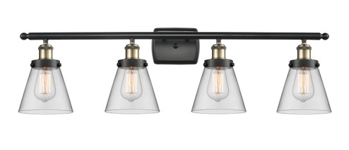 Ballston Urban Four Light Bath Vanity in Black Antique Brass (405|916-4W-BAB-G62)