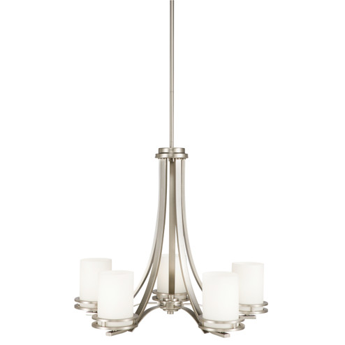 Hendrik Five Light Chandelier in Brushed Nickel (12|1672NI)