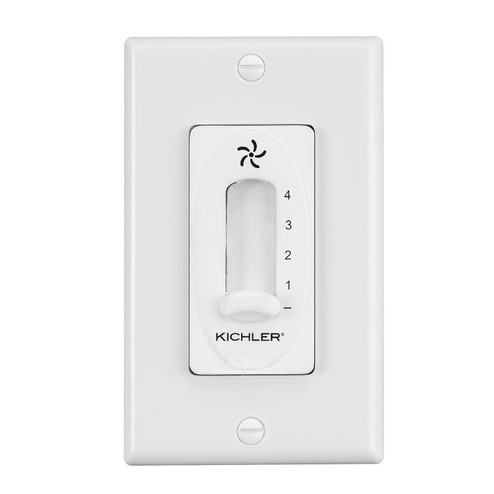 Accessory 4 Speed Fan Slide Control in White (12|337012WH)