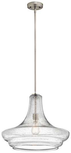 Everly One Light Pendant in Brushed Nickel (12|42329NICS)