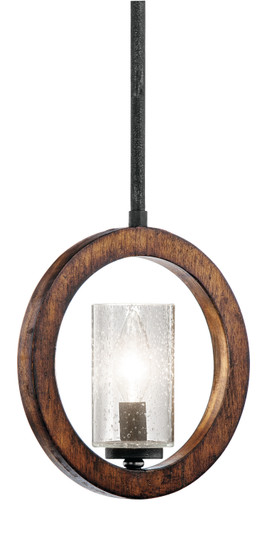Grand Bank One Light Mini Pendant/Wall in Auburn Stained (12|43189AUB)