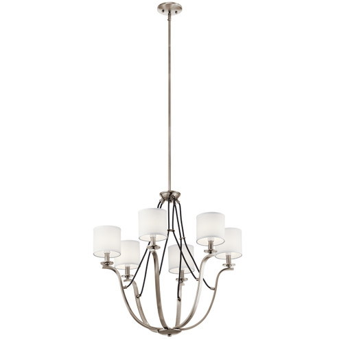 Thisbe Six Light Chandelier in Classic Pewter (12|43532CLP)