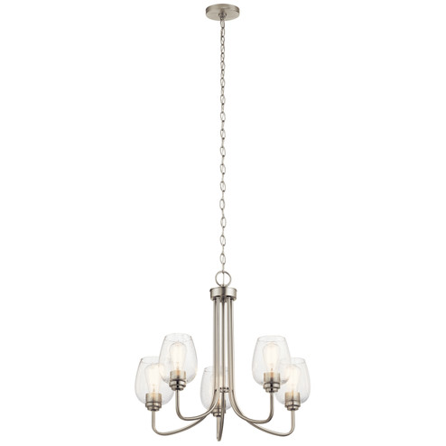 Valserrano Five Light Chandelier in Brushed Nickel (12|44377NICS)