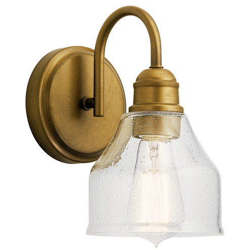 Avery One Light Wall Sconce in Natural Brass (12|45971NBR)