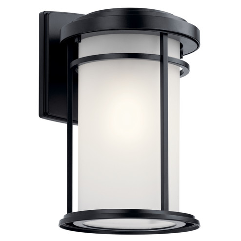 Toman One Light Outdoor Wall Mount in Black (12|49687BK)