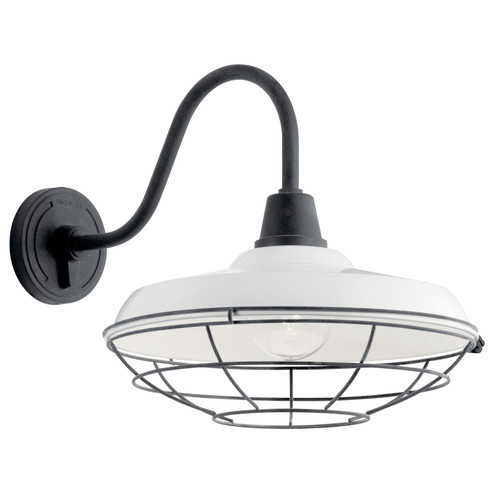Pier One Light Outdoor Wall Mount in White (12|49991WH)