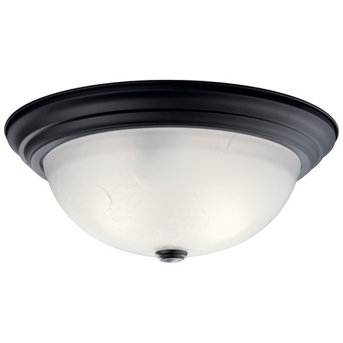 Three Light Flush Mount in Black (12|8116BK)