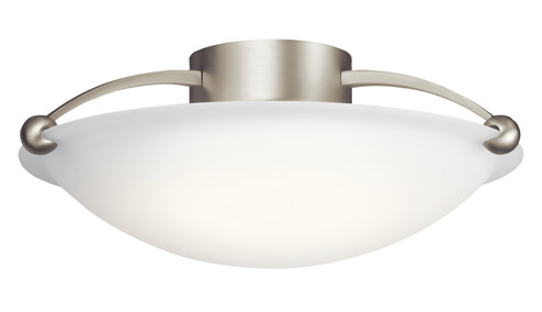 Three Light Semi Flush Mount in Brushed Nickel (12|8406NI)