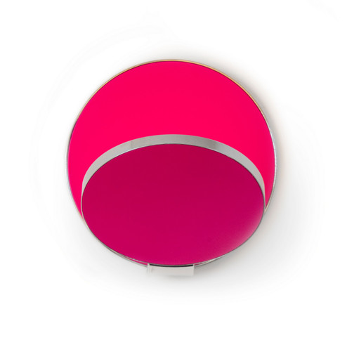 Gravy LED Wall Sconce in Chrome, Matte Hot Pink (240|GRW-S-CRM-MHP-PI)