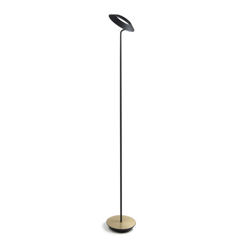 Royyo LED Floor Lamp in Matte black, brass (240|RYO-SW-MTB-BRS-FLR) Royyo LED Floor Lamp in Matte black, brass (240|RYO-SW-MTB-BRS-FLR)