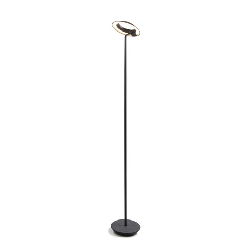 Royyo LED Floor Lamp in Matte black/oxford felt (240|RYO-SW-MTB-OXF-FLR)