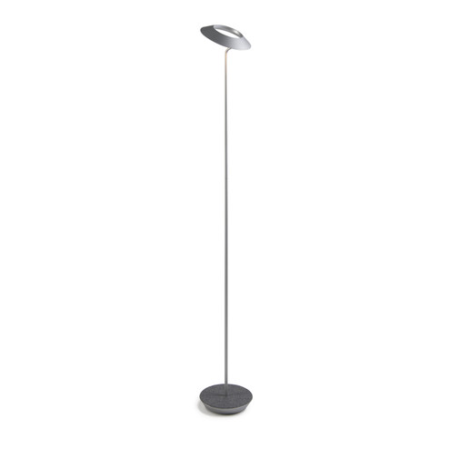 Royyo LED Floor Lamp in Silver, Oxford Felt (240|RYO-SW-SIL-OXF-FLR)