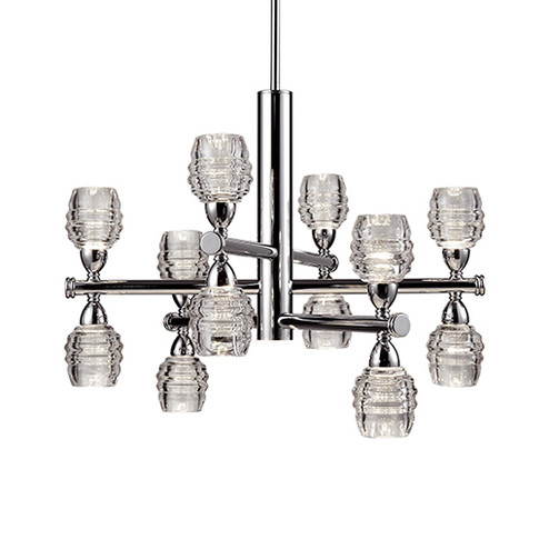 Honeycomb LED Chandelier in Chrome (347|CH52127-CH)