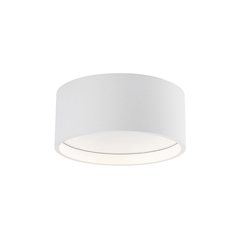 Trenton LED Flush Mount in White (347|EC18705-WH)