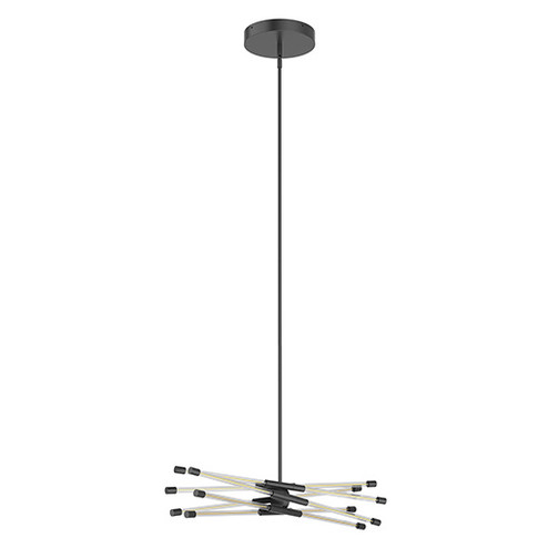 Motif LED Island Pendant in Black (347|LP74626-BK)