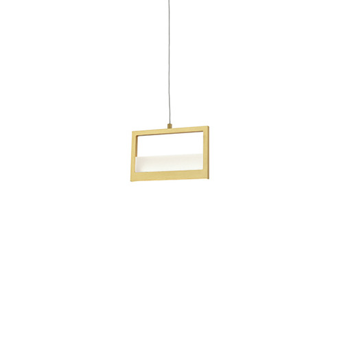 Ratio LED Pendant in Brushed Brass (347|PD31408-BB)