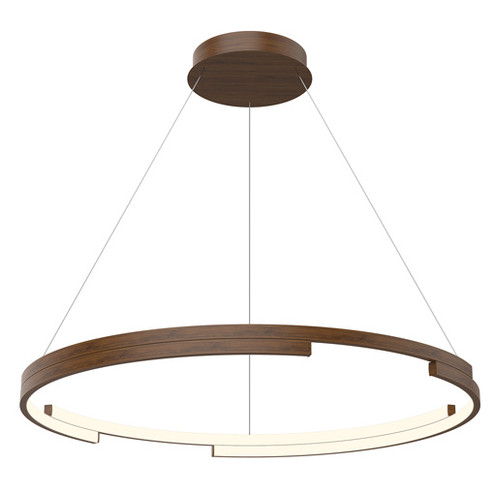 Anello Minor LED Pendant in Walnut (347|PD52732-WT)