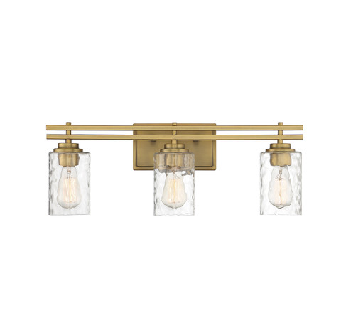 Baxter Three Light Bath Bar in Warm Brass (159|V6-L8-6090-3-322)