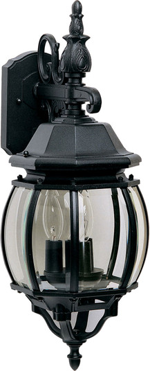 Crown Hill Three Light Outdoor Wall Lantern in Black (16|1034BK)