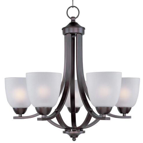 Axis Five Light Chandelier in Oil Rubbed Bronze (16|11225FTOI)