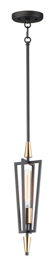 Wings One Light Pendant in Black / Satin Brass (16|11653BKSBR)