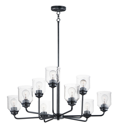 Acadia Nine Light Chandelier in Black (16|12277CDBK)