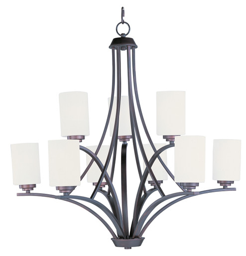 Deven Nine Light Chandelier in Oil Rubbed Bronze (16|20036SWOI)