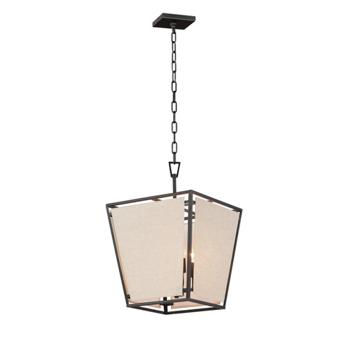 Montauk Four Light Pendant in Black (16|20264CVBK)