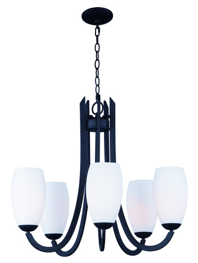 Taylor Five Light Chandelier in Textured Black (16|21655SWTXB)