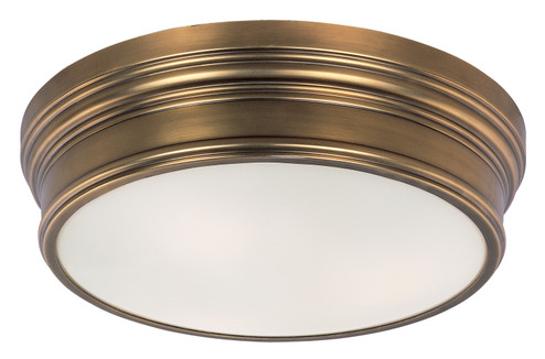 Fairmont Three Light Flush Mount in Natural Aged Brass (16|22371SWNAB)