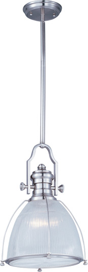 Hi-Bay One Light Pendant in Satin Nickel (16|25003CLSN)