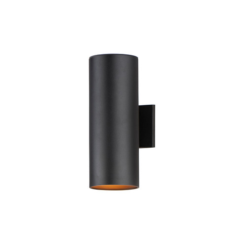 Outpost Two Light Outdoor Wall Lantern in Black (16|26108BK)