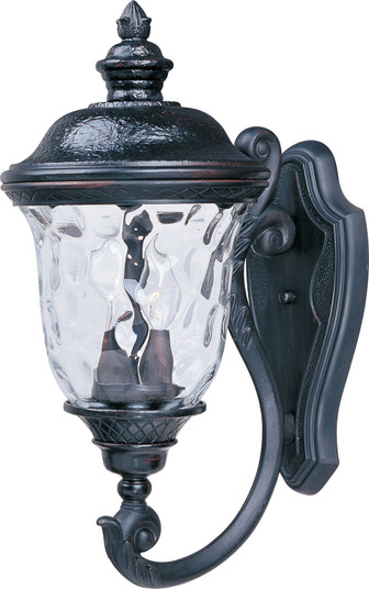 Carriage House DC Two Light Outdoor Wall Lantern in Oriental Bronze (16|3423WGOB)