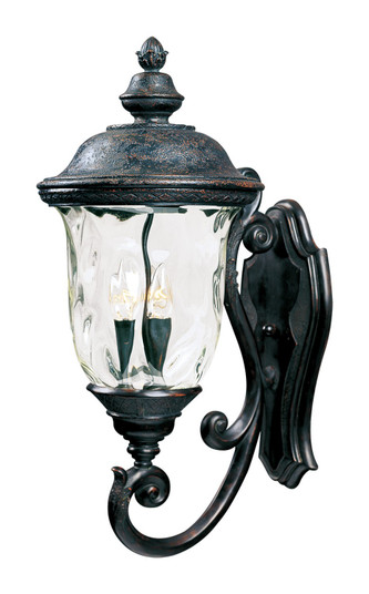 Carriage House DC Three Light Outdoor Wall Lantern in Oriental Bronze (16|3424WGOB)