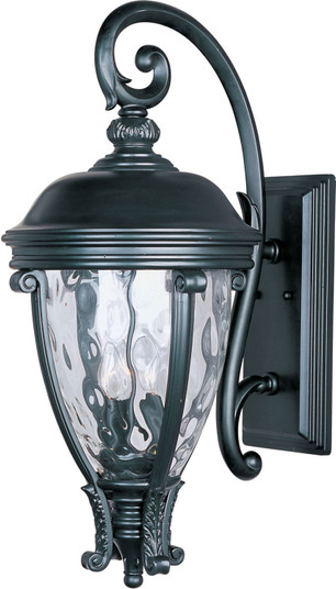 Camden VX Three Light Outdoor Wall Lantern in Black (16|41426WGBK)