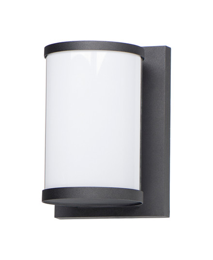 Barrel LED Outdoor Wall Sconce in Black (16|52126WTBK)