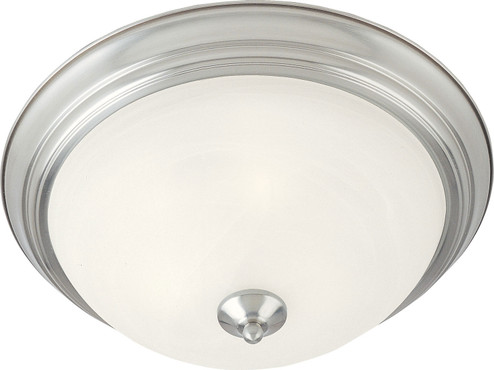 Essentials - 584x One Light Flush Mount in Satin Nickel (16|5840MRSN)