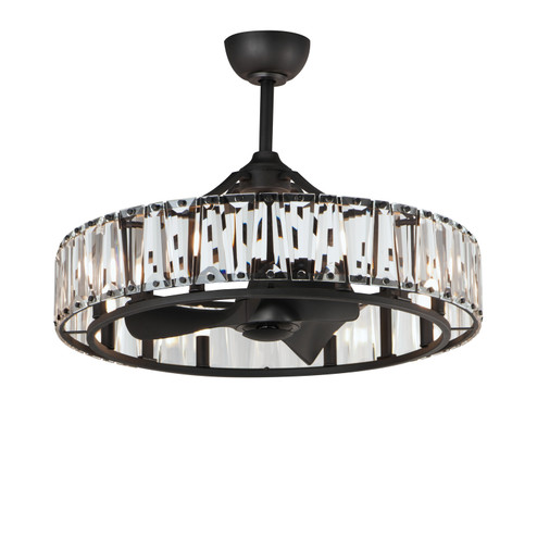 Odeon LED Fandelight in Black (16|61018BK)